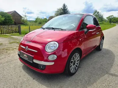Używany Fiat 500C Lounge 95 KM (69 kW) 2011 Czerwony Kabriolet