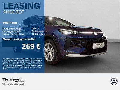Neu VW T-Roc Life 150 PS (110 kW) 2026 Blau SUV