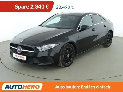 Używany Mercedes A180 Progressive 136 KM (100 kW) 2020 Czarny Sedan/Limuzyna