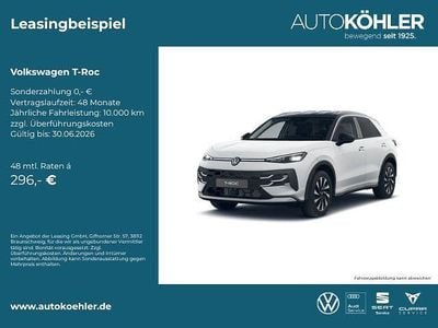 Nouă VW T-Roc Style 150 CP (110 kW) 2026 Alb SUV