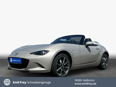 Gebraucht Mazda MX5 Exclusive-Line 184 PS (135 kW) 2023 Platinum quartz m Cabrio
