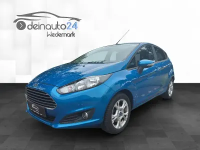 Gebraucht Ford Fiesta 80 PS (58 kW) 2014 Blau Kleinwagen