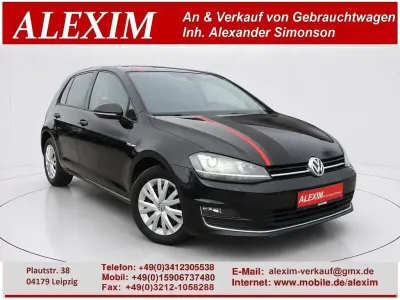Gebraucht VW Golf VII LOUNGE 110 PS (80 kW) 2015 Schwarz Limousine