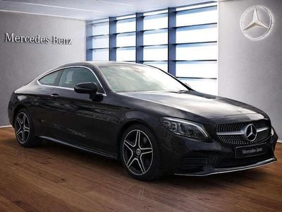 Second-hand Mercedes C200 AMG line 184 CP (135 kW) 2020 Negru Coupe