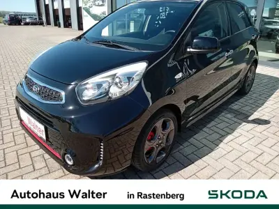 Brugt Kia Picanto Spirit 85 HK (62 kW) 2015 Sort Hatchback