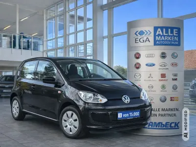 Gebraucht VW up! Sound 60 PS (44 kW) 2016 Schwarz metallic Kleinwagen