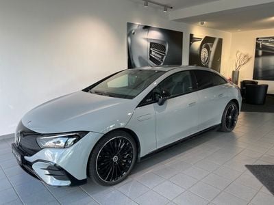 Gebraucht Mercedes EQE500 AMG line 300 kW (408 PS) 2023 Unilackierung alpingrau (desi Limousine
