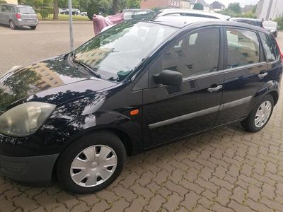 Gebraucht Ford Fiesta 60 PS (44 kW) 2007 Blau Kleinwagen