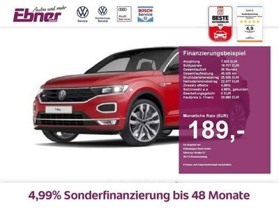 gebraucht VW T-Roc Sport 1.5TSI DSG AHK+KAMERA+ACC+BEATS+LED+AID+SITZHZG+19 ALU!