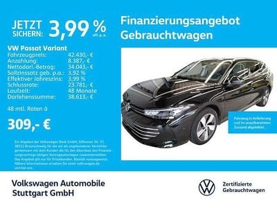 Gebraucht VW Passat Business 150 PS (110 kW) 2024 Grenadillschwarz metallic Kombi