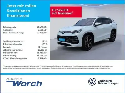 Gebraucht VW Tayron R-line 193 PS (141 kW) 2025 Weiß SUV