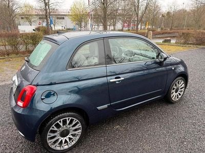 Second-hand Fiat 500 Lounge 69 CP (50 kW) 2019 Albastru Hatchback
