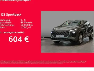 Neu Audi Q3 Sportback Ambiente 272 PS (200 kW) 2026 Grün SUV