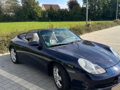Gebraucht Porsche 911 Carrera 4 Cabriolet 300 PS (220 kW) 1999 Blau Cabrio