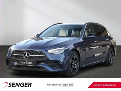 Brugt Mercedes C300e AMG 313 HK (230 kW) 2025 Blå Stationcar