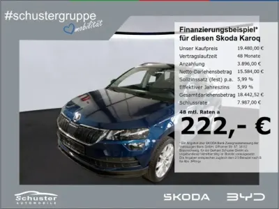 Gebraucht Skoda Karoq Style 110 PS (80 kW) 2021 Blau SUV