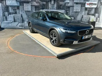 Brugt Volvo V90 CC 190 HK (139 kW) 2018 Blå Stationcar