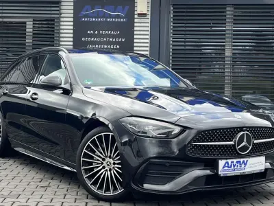 Gebraucht Mercedes C300 AMG line 265 PS (194 kW) 2022 Schwarz/baltic black Kombi