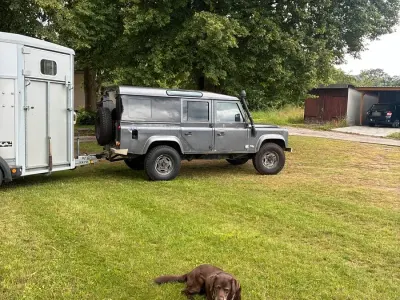 Gebraucht Land Rover Defender 122 PS (89 kW) 2002 Grau SUV