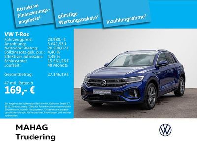 Gebraucht VW T-Roc R-line 110 PS (80 kW) 2024 Blau SUV