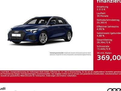Gebraucht Audi A3 S-Line 150 PS (110 kW) 2022 Blau Limousine