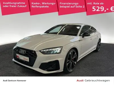 Gebraucht Audi S5 Sportback Ambiente 341 PS (250 kW) 2023 Gletscherweiß metallic Kleinwagen