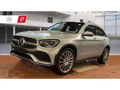 Gebraucht Mercedes GLC300 AMG 245 PS (180 kW) 2021 Hightech silber (metallic) SUV