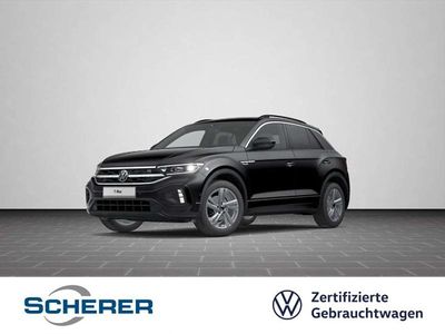 Gebraucht VW T-Roc R-line 110 PS (80 kW) 2023 Deep black perleffekt (metallic) SUV