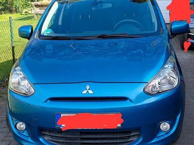 Gebraucht Mitsubishi Space Star 80 PS (58 kW) 2013 Blau Van / Kleinbus