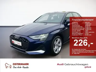 Used Audi A3 Advanced Plus 116 HP (85 kW) 2025 Blue Sedan