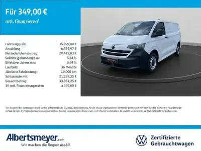 Gebraucht VW T7 110 PS (80 kW) 2025 Weiß Van