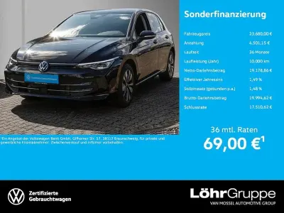 Gebraucht VW Golf VIII Goal 116 PS (85 kW) 2025 Schwarz Limousine