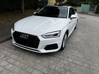 Gebraucht Audi A5 Sportback Ambiente 150 PS (110 kW) 2019 Weiß Kleinwagen