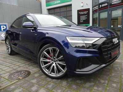 Gebraucht Audi Q8 S-Line 340 PS (250 kW) 2022 Navarrablau metallic SUV