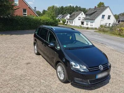 Gebraucht VW Sharan Cup 150 PS (110 kW) 2015 Schwarz Van / Kleinbus