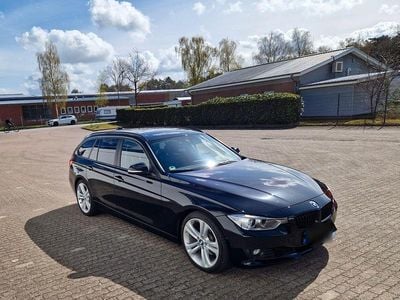 Brugt BMW 325 218 HK (160 kW) 2014 Sort Stationcar
