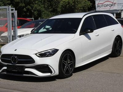 Second-hand Mercedes C220 AMG line 200 CP (147 kW) 2021 Alb Break