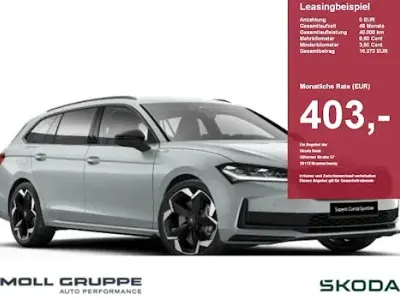 Neu Skoda Superb SportLine 204 PS (150 kW) 2026 Silber Kombi