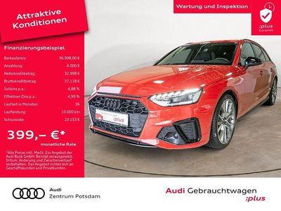Tangorot metallic Gebraucht 2022 Audi A4 S-Line Kombi | 36.998 € (Teuer)