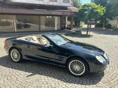 Gebraucht Mercedes SL350 245 PS (180 kW) 2003 Schwarz Cabrio