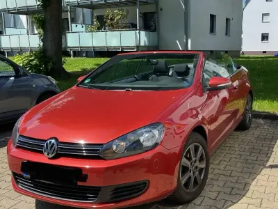 Gebraucht VW Golf Cabriolet 105 PS (77 kW) 2012 Rot Cabrio