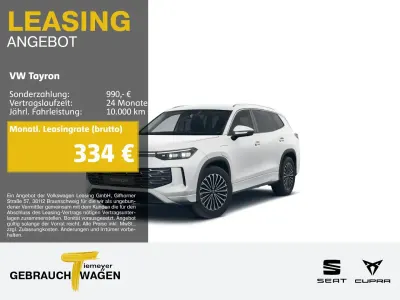 Gebraucht VW Tayron Elegance 204 PS (150 kW) 2025 Weiß SUV