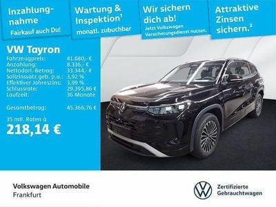 Grenadillschwarz metallic Gebraucht 2025 VW Tayron Life SUV | 41.680 € (Superpreis)