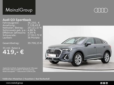 Gebraucht Audi Q3 S-Line 190 PS (139 kW) 2023 Daytonagrau perleffekt SUV