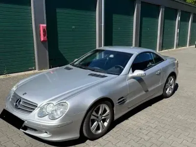 Gebraucht Mercedes SL500 306 PS (225 kW) 2002 Silber Cabrio