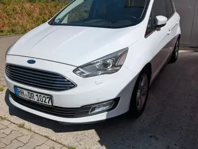 Gebraucht Ford C-MAX Titanium 125 PS (91 kW) 2017 Weiß Van / Kleinbus