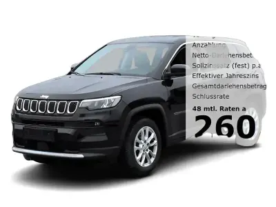 Gebraucht Jeep Compass Altitude 130 PS (95 kW) 2024 Schwarz SUV