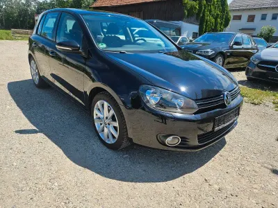 Gebraucht VW Golf VI Highline 122 PS (89 kW) 2009 Schwarz Kleinwagen