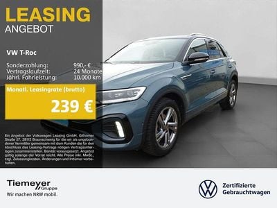 Blau Gebraucht 2025 VW T-Roc R-line SUV | 29.730 € (Guter Preis)