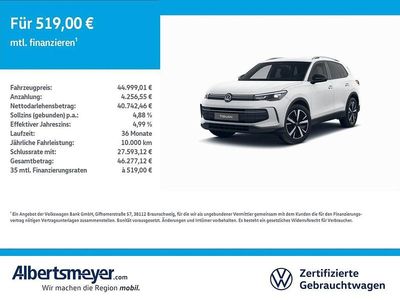 Weiß Gebraucht 2025 VW Tiguan Life SUV | 44.999 € (Teuer)